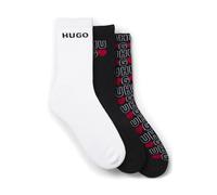 HUGO Calcetines cortos para hombre 3p Qs Valentine CC 10276018 01 (paquete de 3), Open Miscellaneous 960, 39-42