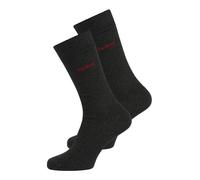 HUGO Paquete de dos pares de calcetines de largo normal en tejido elástico - Style2P RS UNI CC, 50468099 Gris oscuro 43-46