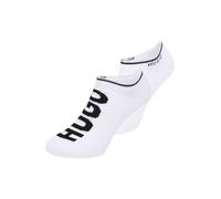 HUGO Dos pares de calcetines tobilleros en mezcla de algodón con logos - Style2P AS LOGO CC W, 50469274 Blanco 39-42