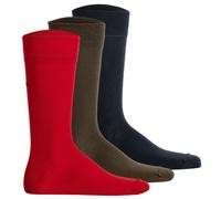 HUGO Calcetines navy / marrón / rojo 43-46 navy / marrón / rojo