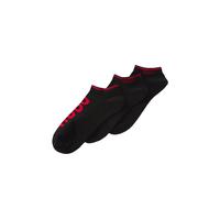 HUGO Paquete de tres pares de calcetines tobilleros con logos - Style3P AS LOGO CC, 50544506 Negro 39-42