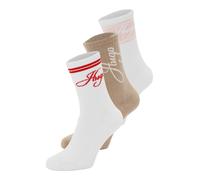 HUGO Calcetines 'SPORTYLOG' camelo / rosa / rojo / blanco 39-42 camelo / rosa / rojo / blanco