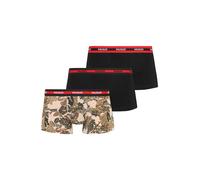 HUGO Calzoncillo boxer beige / oliva / rojo / negro, Talla XL