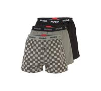 HUGO Calzoncillo boxer ecru / caqui / negro M ecru / caqui / negro