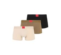 HUGO Paquete de tres calzoncillos de algodón elástico con logos en la cintura - StyleTRUNK TRIPLET GALAXY, 50532797 Beige / Verde / Negro L