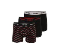 HUGO Paquete de tres calzoncillos bóxer de algodón elástico - StyleBOXERBR TRPLT DESIGN, 50532559 Negro S