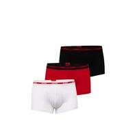 HUGO Calzoncillo boxer rojo sangre / negro / blanco, Talla M