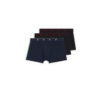HUGO Calzoncillos en jacquard con cintura a la vista - StyleTRUNK TRIPLET TITAN, 50566294 Negro / Azul S