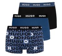 Hugo Calzoncillos Tipo bóxer para Hombre de algodón elástico con Pierna Corta y Logotipo en la Cintura, 976open Miscellaneous, M