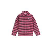 HUGO Camisa a cuadros para niños en algodón con logo bordado - StyleG00522/48H04A, G00522 Pink 138