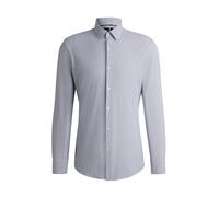 Hugo- Camisa Azul Clásica de Manga Larga- Shirts- Hombre- Azul- XL- Camisa Azul Clásica de Manga Larga