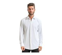 Hugo- Camisa Blanca Slim Fit Moderna- Shirts- Hombre- Blanco- S- Camisa Blanca Slim Fit Moderna