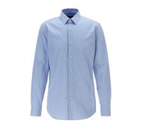 Hugo- Camisa Celeste Slim Fit de Popelina de Algodón- Shirts- Hombre- Azul- M- Camisa Celeste Slim Fit de Popelina de Algodón