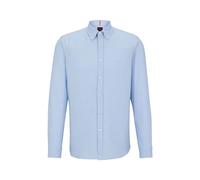 Hugo- Camisa de Negocios Clásica en Verde Claro- Shirts- Hombre- Azul- M- Camisa de Negocios Clásica en Verde Claro
