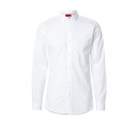 HUGO Camisa extra slim fit en popelín de algodón con cuello italiano - StyleErondo, 50389769 Blanco 39