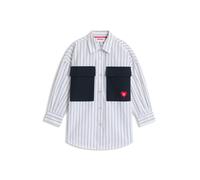 HUGO Camisa de rayas para niños - StyleG01267/85C04A, G01267 Azul oscuro 102