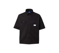 HUGO Camisa 'Ekyno' negro / blanco L negro / blanco
