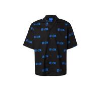 HUGO Camisa 'Eligino' azul oscuro / negro XL azul oscuro / negro