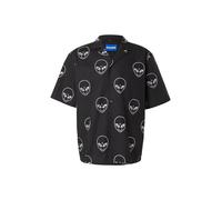 HUGO Camisa 'Eligino' negro / blanco XL negro / blanco