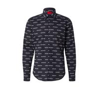 HUGO Camisa 'Ermo' gris / negro / blanco XL gris / negro / blanco