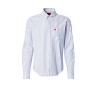 HUGO Camisa 'Evito' azul claro / offwhite M azul claro / offwhite
