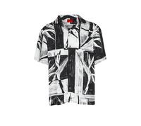HUGO Camisa holgada EXOLINO negro | L
