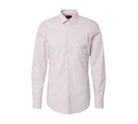 HUGO Camisa 'Kenno' marrón / rojo / blanco S-M marrón / rojo / blanco