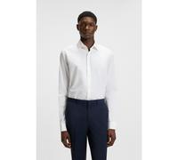 HUGO Camisa modern fit en popelín de algodón y planchado fácil - StyleValerio, 50519812 Blanco 38