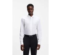 HUGO Camisa modern fit en popelín de algodón y planchado fácil - StyleValerio, 50519812 Blanco 47