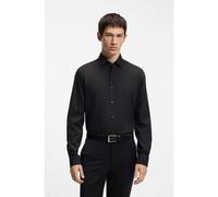 HUGO Camisa modern fit en popelín de algodón y planchado fácil - StyleValerio, 50519812 Negro 47