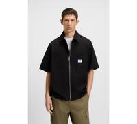 HUGO Camisa oversize fit con cierre de cremallera - StyleEkyz, 50545166 Negro XS