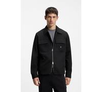 HUGO Camisa oversize fit con cierre de cremallera - StyleElack, 50564330 Negro S