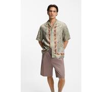 HUGO Camisa oversize fit con estampado con carácter - StyleEspino, 50560632 Verde estampado S