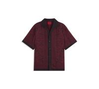 HUGO Camisa oversize fit con estampado posicionado - StyleExolino, 50570477 Rosa estampado M
