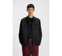 HUGO Camisa oversize fit con insignia de logo apilado - StyleEnaso, 50549736 Negro S