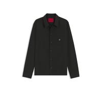 HUGO Camisa oversize fit con insignia de logo apilado - StyleEnaso, 50549736 Negro XS