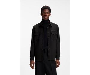 HUGO Camisa oversize fit con logo bordado - StyleEkel, 50566311 Negro S