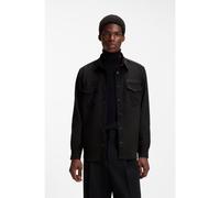 HUGO Camisa oversize fit con logo bordado - StyleEkel, 50566311 Negro XL