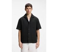 HUGO Camisa oversize fit de algodón estructurado - StyleExolino, 50560633 Negro S