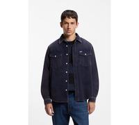 HUGO Camisa oversize fit de pana de algodón - StyleEbino_1, 50570743 Azul oscuro L