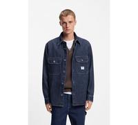 HUGO Camisa oversize fit en denim azul - StyleEbolt, 50556349 Azul oscuro XXL