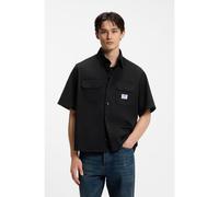HUGO Camisa oversize fit en sarga de algodón - StyleEkyno, 50517871 Negro M