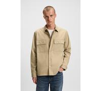 HUGO Camisa oversized fit en tejido de gabardina de algodón con bolsillos en el pecho - StyleEpoldo, 50545383 Beige L