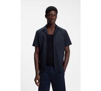 HUGO Camisa relaxed fit en popelín de algodón - StyleEllino, 50560584 Azul oscuro S