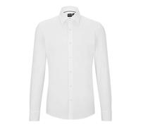 Hugo- Camisa Slim Fit con Control de Humedad- Shirts- Hombre- Blanco- 5XL- Camisa Slim Fit con Control de Humedad