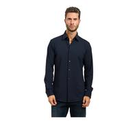 Hugo- Camisa Slim Fit Cuello Kent Azul- Shirts- Hombre- Azul- 5XL- Camisa Slim Fit Cuello Kent Azul