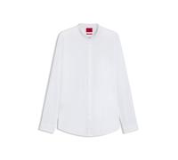 HUGO Camisa slim fit de algodón elástico con cuello mao - StyleKaleb, 50544949 Blanco 46