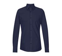 Hugo- Camisa Slim Fit de Jersey Azul- Shirts- Hombre- Azul- M- Camisa Slim Fit de Jersey Azul