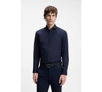 HUGO Camisa slim fit en algodón con mangas extralargas - StyleC-Jason, 50293691 Azul oscuro 44