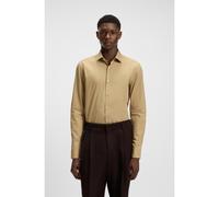 HUGO Camisa slim fit en popelín de algodón de planchado fácil - StyleKenno, 50289499 Beige 38